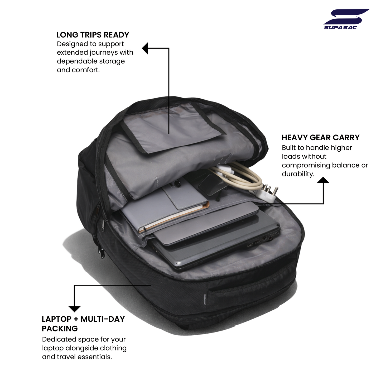 Supasac QUANTUM Professional Laptop Backpack