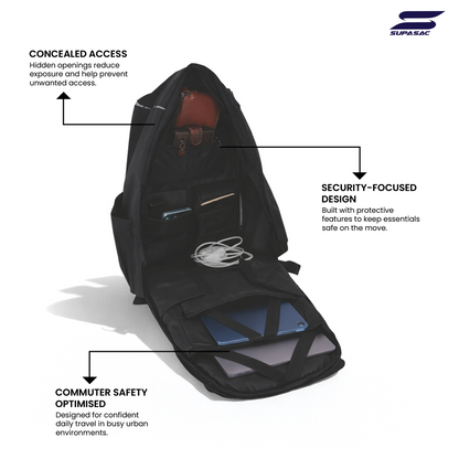 Supasac ANTI-THEFT Professional Laptop Backpack