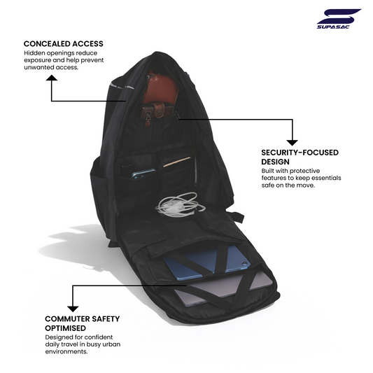 Supasac ANTI-THEFT Professional Laptop Backpack