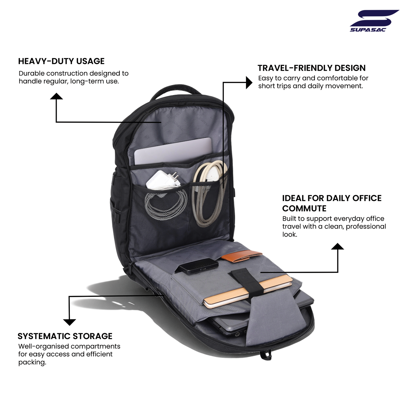 Supasac SUMMIT PRO Professional Laptop Backpack